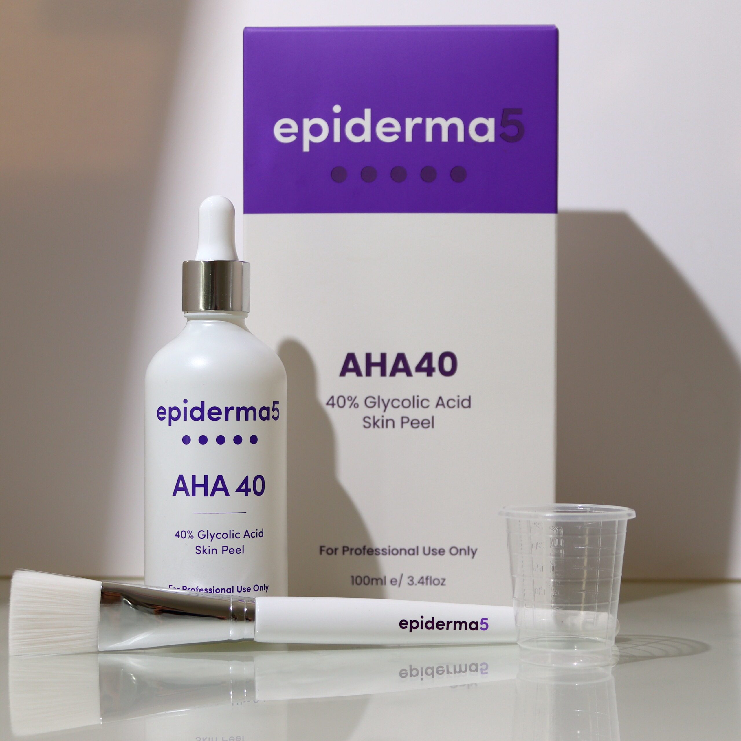 epiderma5 AHA40 40% Glycolic Acid Skin Peel 100ml